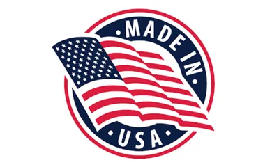 Lymph Flow made in USA manufacturing badge